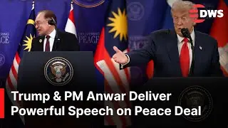 FULL SPEECHES: President Trump & PM Anwar Address Historic Thailand&ndash;Cambodia Peace Agreement | AC1E