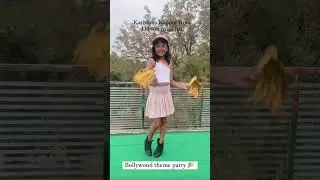 Bollywood theme party dress idea for kids