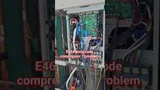 Samsung vrf E464 error code compressor 1 problem!! #actechnician #airconditioner