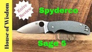 Spyderco Sage 5: The Best Spyderco!?