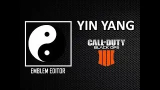 BO4 Emblem Tutorial - Cool & Easy Yin Yangl! (Black Ops 4 Yin Yang Emblem)