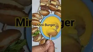 Mini Burger🍔 #food #cooking #recipe #meryendaideas #chrivencravings