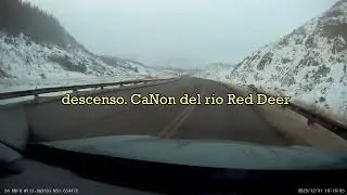 Manejando desde Hanna, AB  hacia  Calgary, AB, Canada