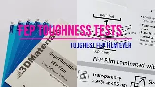 La película FEP más resistente para impresora 3D. Prueba y comparación UTM