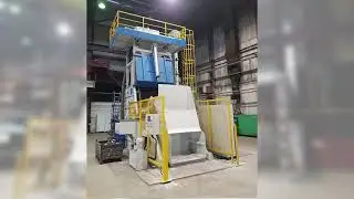 Steel belt tumble blast machine G 750