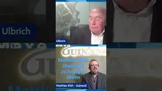 Farbige Uhren bei Guinand?