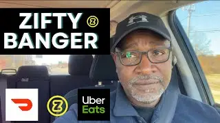 ZIFTY BANGER $$$ NOT DOORDASH │Ride Along In Baltimore │Uber Eats │DoorDash │ZIFTY