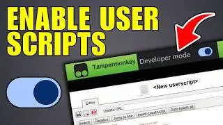 How To Enable Developer Mode & User Scripts in Tampermonkey 2026