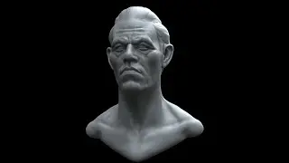 Zbrush Samurai Head Sketch