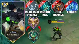 X BORG BEST GUIDE TO RANK UP FASTER IN THIS NEW SEASON!! (recommended build and emblem) - MLBB