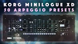 Korg Minilogue XD - Motion Arp (50 presets). Sound Demo