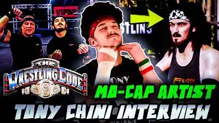 TONY CHINI on THE WRESTLING CODE | Mo-Cap with RVD, KURT ANGLE, Creations Mode, Overalls and More!