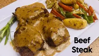 Beef Steak With Pepper Sauce | Perfect Steak at Home | Beef Recipe