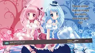 my first 300pp play in osu!mania 4k