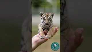 🐯 Un b&eacute;b&eacute; tigre trop craquant au Zoo de Thoiry ! 😍 #shorts