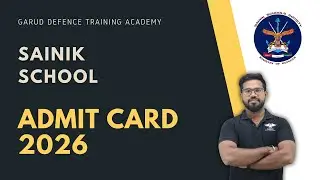 ADMIT CARD INSTRUCTIONS - SAINIK SCHOOL | AISSEE 2026