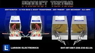 Dent/Scratch - 14.7kVA Buck & Boost Transformer - 208V Primary - 229V Secondary - 62.5 Amps