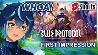 Niyeko Tries Blue Protocol for the First Time #shorts