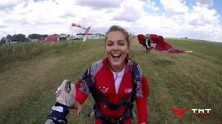 Laura Deaconescu - salt in tandem 4000 m