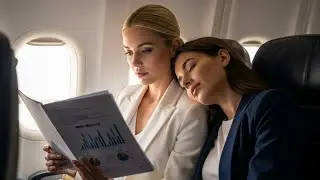 She Falls Asleep on Billionaire Boss's Shoulder From Exhaustion Which Made Their Connection Stronger