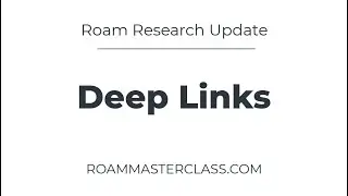 New Feature: Deep Links. Create a Desktop shortcut to any page or block.