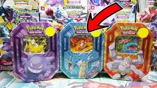 CHEAP REPACKAGED 3X POKEMON TINS OPENING!! BoosterMart Finds!!