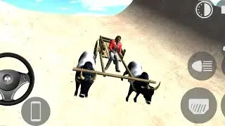 bullock cart wala game | (गाड़ी वाला गेम) | Indian bikes driving 3D | Android gaming