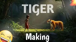 Tiger 3d animatad short film making 😂🔥
