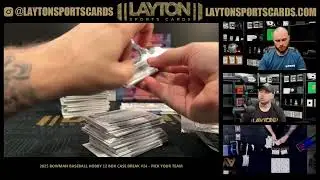 JAW DROPPING HIT! MUST WATCH! 2025 Bowman Baseball Hobby 12 Box Case Break #24