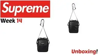 Supreme: Supreme Shoulder Bag (Black) Unboxing! (FW17 Week 14)