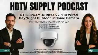 NTI E-IPCAM-DHNPO-V2P HD Wired Day/Night Outdoor IP Dome Camera