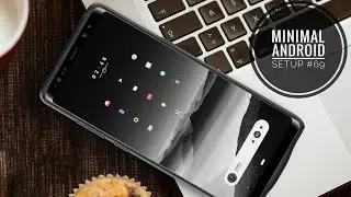 Best Nova Launcher Setup #69 - Mountains - B&W - Minimal Android Setup