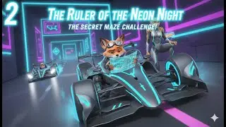 The Ruler of the Neon Night Part 2 🦊 The Secret Maze Challenge! Kids Adventure