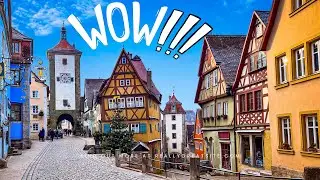 Rothenburg ob der Tauber, Germany 🇩🇪 One of the Most Beautiful & Charming Medieval Towns in Germany!