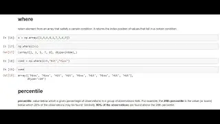 Amazing Numpy methods 01