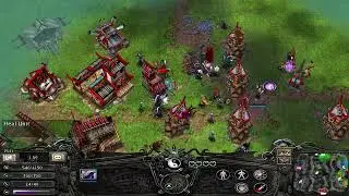 Battle Realms come back!!! 3v3 Who will win? gameplay