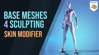 Create Base Meshes for Sculpting Quickly & Easily