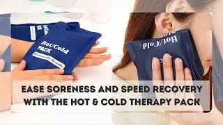 Reusable Hot Cold Therapy Pack - Gel Pad Ice Cooling Heating Pads