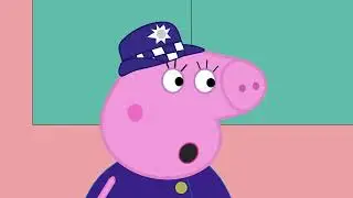 Daddy Pig carries Evie Pig into quarantine area - Peppa Funny Animation