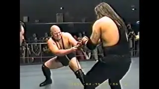 Mack Truck 🆚 Steve Crowe 1998 DOG COLLAR match American pro wrestling TV tapping lake bowen sc 