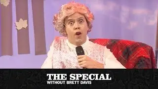 Granny Lou (Cole Escola) cracks some jokes | The Special Without Brett Davis