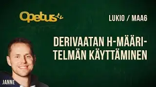 Derivaatan h-määritelmän käyttäminen