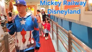 Fullride Mickey Mouse Railway in Disneyland Park California. #mickeymouse #mickey #disneyland