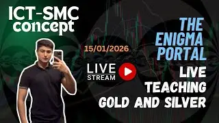 LIVE TRADING / TEACHING / TAPE READING  XAUUSD-GOLD SMC ICT CONCEPTS 15/01/2026