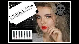 Deadly Sins Cosmetics || Lip Swatches/ Review