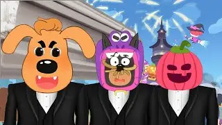 Sheriff Labrador Halloween Candy - Coffin Dance Megaremix (COVER) #shorts #coffindance