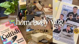 homebody vlog 💫 getting out of a slump, starting a new journal, new printer, cozy days at home