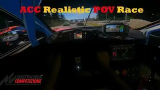 ACC realistic POV GT3 Race on Triple Monitors Setup | Assetto Corsa Competizione POV Ferrari 488 GT3