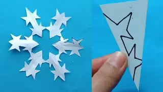Easy Paper Snowflake ❄️ | How to Make 3D Christmas Snowflakes Step by Step #part287