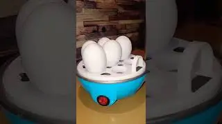 blue electric egg boiler 🥀❤️ very usefull machine 👍